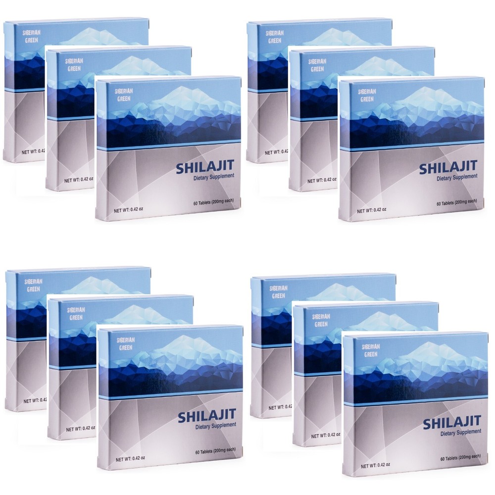720 (12×60 Pack) Altaic Pure Shilajit “MUMIJO” Dry Drops Mumio Mumiyo Resin