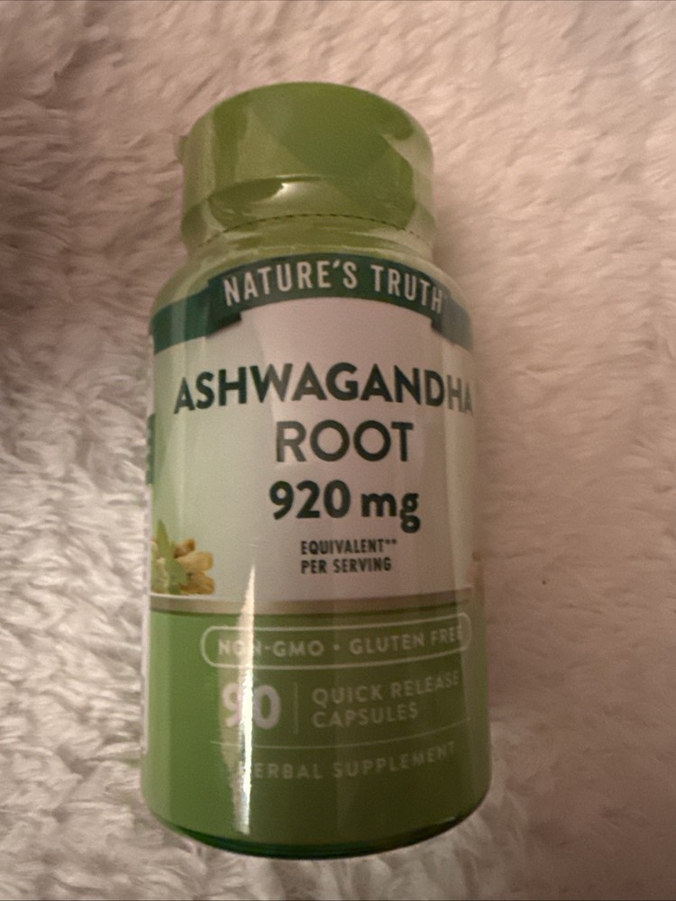 Ashwagandha Capsules 920mg | 90 Count | by Nature’s Truth Exp 05/2027