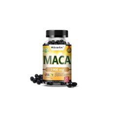 Maca Capsules Potency Adult Vitamins Testosterone Booster