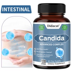 Candida Advanced Complex With Digestive Enzymes – Supports Healthy Gut Flora