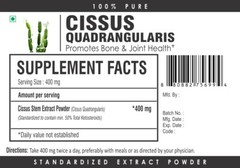 Cissus Quadrangularis Extract Powder 25:1 Bone Strength Joint Vitamin Supplement