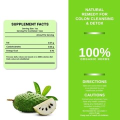 Natural Libido Tonic with Soursop and Moringa – 16oz – Boost Energy and Vitality