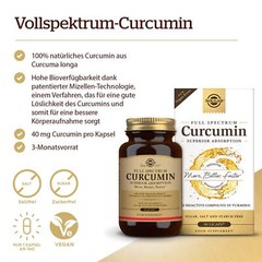 Solgar Full Spectrum Curcumin Liquid Extract 90 Softgels