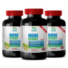 combats inflammation – NONI EXTRACT 500mg – sleep aid pills 3 Bottles