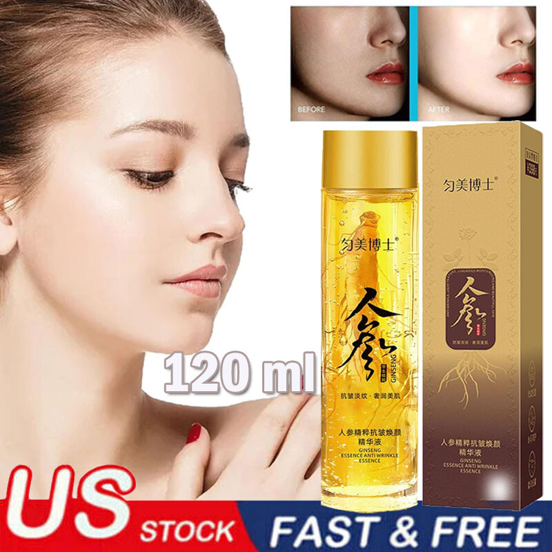 Improved Peptide Anti-Wrinkle Ginseng Serum,Ginseng Essence Water 120ml Anti-Age