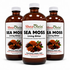 16 oz Sea Moss Bladderwrack Living Bitters Herbal Blend Liquid by Shea Olein