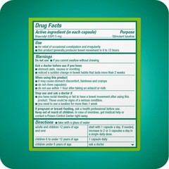 Dulcolax Stimulant Laxative Liquid Gels, Predictable & Effective…