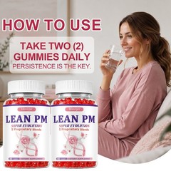 4 Bottles Lean PM 5 Proprietary Blends Gummies 240 Count