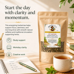GET MOVING TEA -Memory & Energy Tea to improve focus, memory by master herbalist