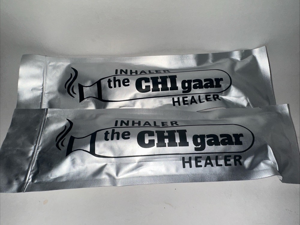 2xThe CHI GAAR Food Grade Silicone Salt Inhaler Respiratory Tract Hygiene Device
