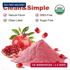 Organic Pomegranate Powder Pure Juice Non GMO Gluten Free Vegan Superfood 4oz