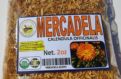 Mercadela flor, Calendula, Flor de Calendula, Calendula flower, Marigold 2oz