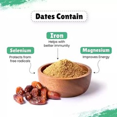 Organic Dates Powder | Natural Sweetener | No Added Sugar | Vegan Superfood