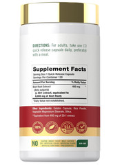 USDA Organic Extra Strength Beet Root 20:1 Extract 8000 mg Strength 120 Capsules