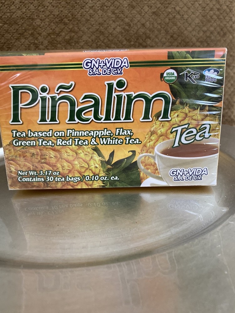 2 Pack Te Piñalim GN+Vida PiñalimTEA DIET Pineapple tea, Te de Piña 60 bags