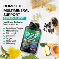 6X Dynamic Vitality Bundle – Sea Moss Multivitamin & Shilajit Power Combo US