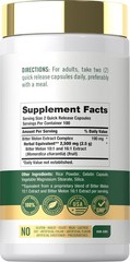 Bitter Melon Capsules | 2500mg | 200 Count | Non-GMO & Gluten Free | by Carlyle