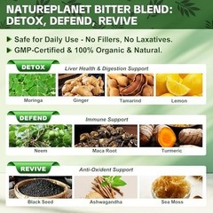 Soursop Multivitamin Liquid Drops, Bitters Liquid, Organic Soursop Leaf Extract