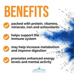 Organic Blue Spirulina Powder – 100% Pure Vegan Superfood, Non-GMO, Gluten-Free,