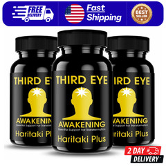 Third Eye Awakening Haritaki Capsules Kailash Herbals 100ct 650mg Vegan
