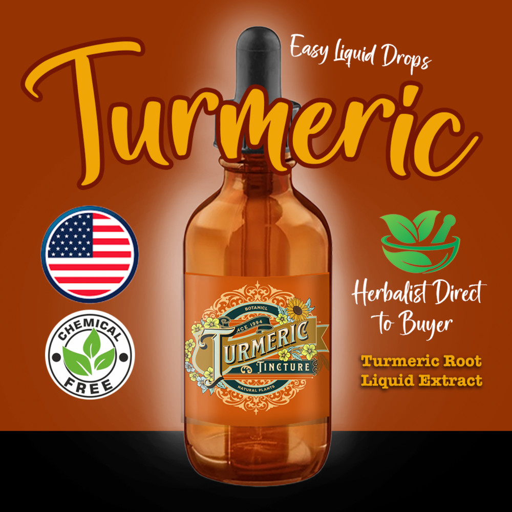 Turmeric Extract Curcumin EASY Liquid Drops Turmeric Extract – Made in USA
