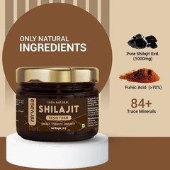 Pure 100% Himalayan Shilajit, Soft Resin, Organic, Extremely Potent, Fulvic Acid
