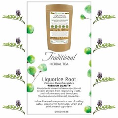 Liquorice/Licorice Root Tea Dried Cut ORGANIC Immunity Liver Stomach etc. Remedy