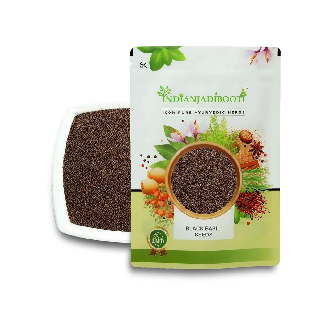 Krishna Tulsi Seeds Ocimum Sanctum Holy Basil Kali Tulsi Organic Tukhme Rehan