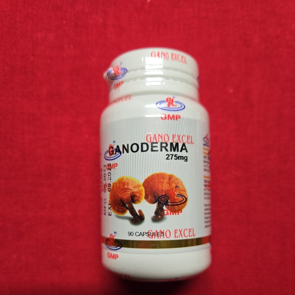 1 Bottle Gano Excel Ganoderma 90 Capsules Reishi Lingzhi Boosts Immune NEW!!