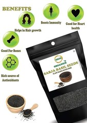 Diets Organics Sabja Basil Seeds, 200gm C682