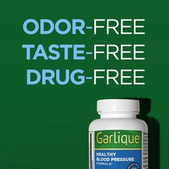 Garlique Garlic Extract Caplets Blood Pressure Support 60 Count Vegan