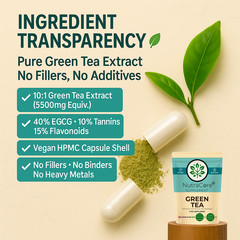 Green Tea Capsule-5500mg(40% EGG, 10% Tannins, 15% Flavonoids) Fat Burner-90Caps