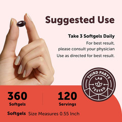 Beet Root Extract, 360 Softgels with MCT Oil | Natural Beet Root Source | Beetro