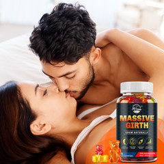 Massive Girth Gummies,Male Enhancement Gummies,Stamina Support+ Maca Root Bundle