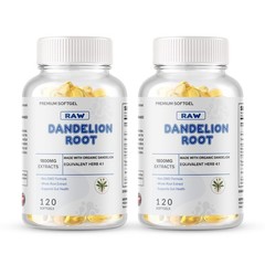 Dandelion Root 1800mg 240 Softgels Non-GMO Supports Digestion and Liver Health