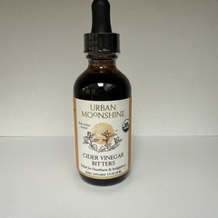 Urban Moonshine Cider Vinegar Bitters Relief For Gas Bloating, Indigestion -2 Oz