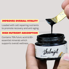 Natural energy k2healing shilajit Resin 100Gm, 30ml drops in one saving package