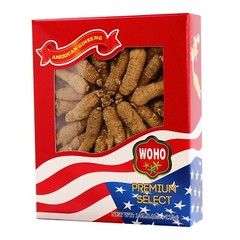 WOHO Cultivated American Ginseng 1134 Short Medium Small 4 oz Box