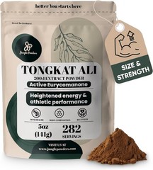 Tong Kat Ali Powder 200:1 Extract 282 Servings 5oz Eurycoma Longifolia Longjacj