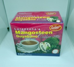 Lorenzana MANGOSTEEN GUYABANO Coffee, 252 grams 12 sachets
