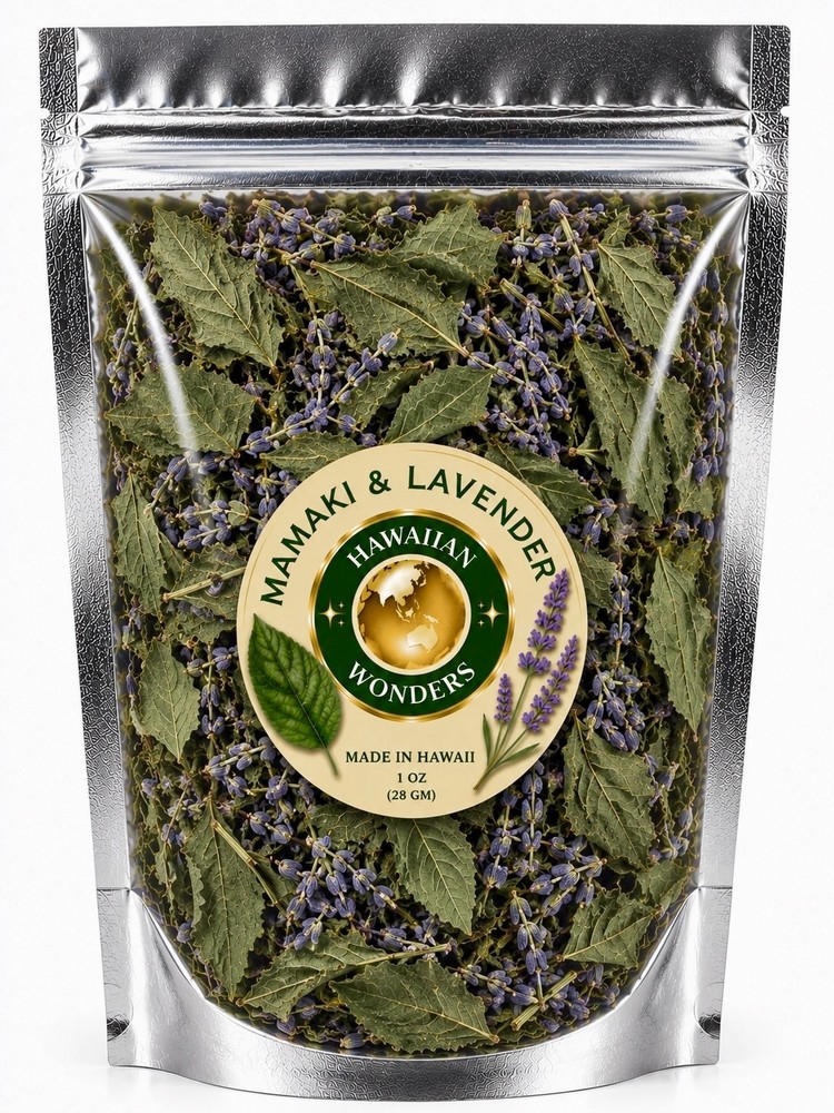 Mamaki & Lavender Herbal Tea Blend | Caffeine-Free Loose Leaf | Made in Hawaii