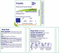 Boiron Pulsatilla Pellets Homeopathic Cold Relief 80ct Multiple Flavors