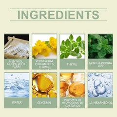4 Style Herbal Diffuser w/Mullein Thyme Mint for Lung Health Fresh Air 4 packs