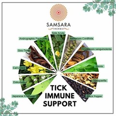 Samsara Herbs Tick Immune Support herbal formula 240 Capsules