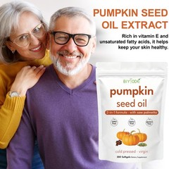 Saw with Palmetto Pumpkin Seed oil 3000mg 300 Capsule Prostate UTI Hair Loss