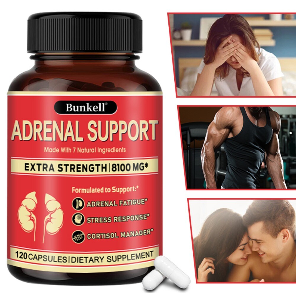Adrenal Support Supplement, Ashwagandha, Panax Ginseng, Rhodiola Rosea