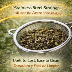 Menta seca (hojas de menta seca) 4 onzas |% 100 natural, sin OMG, sin gluten, me