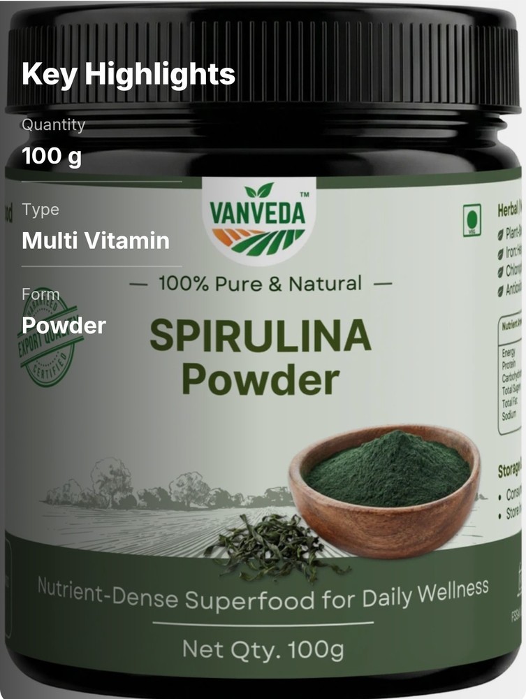 100% Pure Spirulina Powder 200g | Premium Quality | No Additives