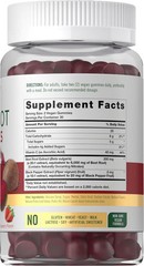 Beet Root Gummies | 60 Count | Vegan Strawberry Flavored | Non-GMO | by Carlyle