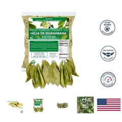 Whole Dried Graviola Soursop Leaves 4 oz – Exotic Natural Tea for Relaxation